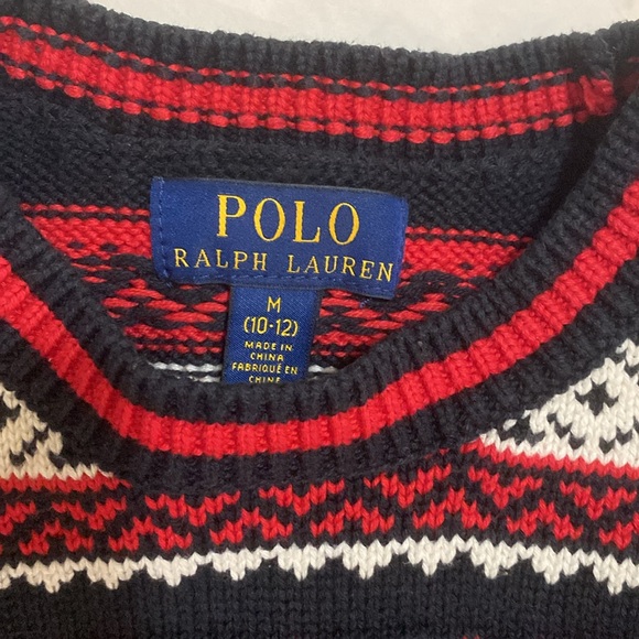 Boys Holiday Ralph Lauren Intarsia Knit - Picture 3 of 3